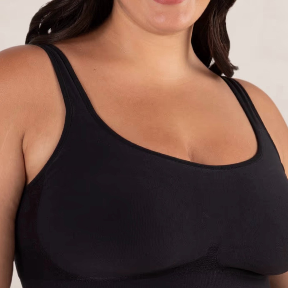 Shapermint Essentials Wireless Smoothing Comfort Bra Black Medium NWOT